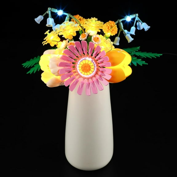 LED Light for Lego-10347 Botanical Collection Petite Sunny Bouquet Building Blocks Model (Building Set NOT Included)