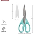 thumbnail image 2 of All Purpose Kitchen Shears With Protective Sheath For Everyday Use, Dishwasher Safe Stainless Steel Scissors With Comfort Grip, 2 of 5