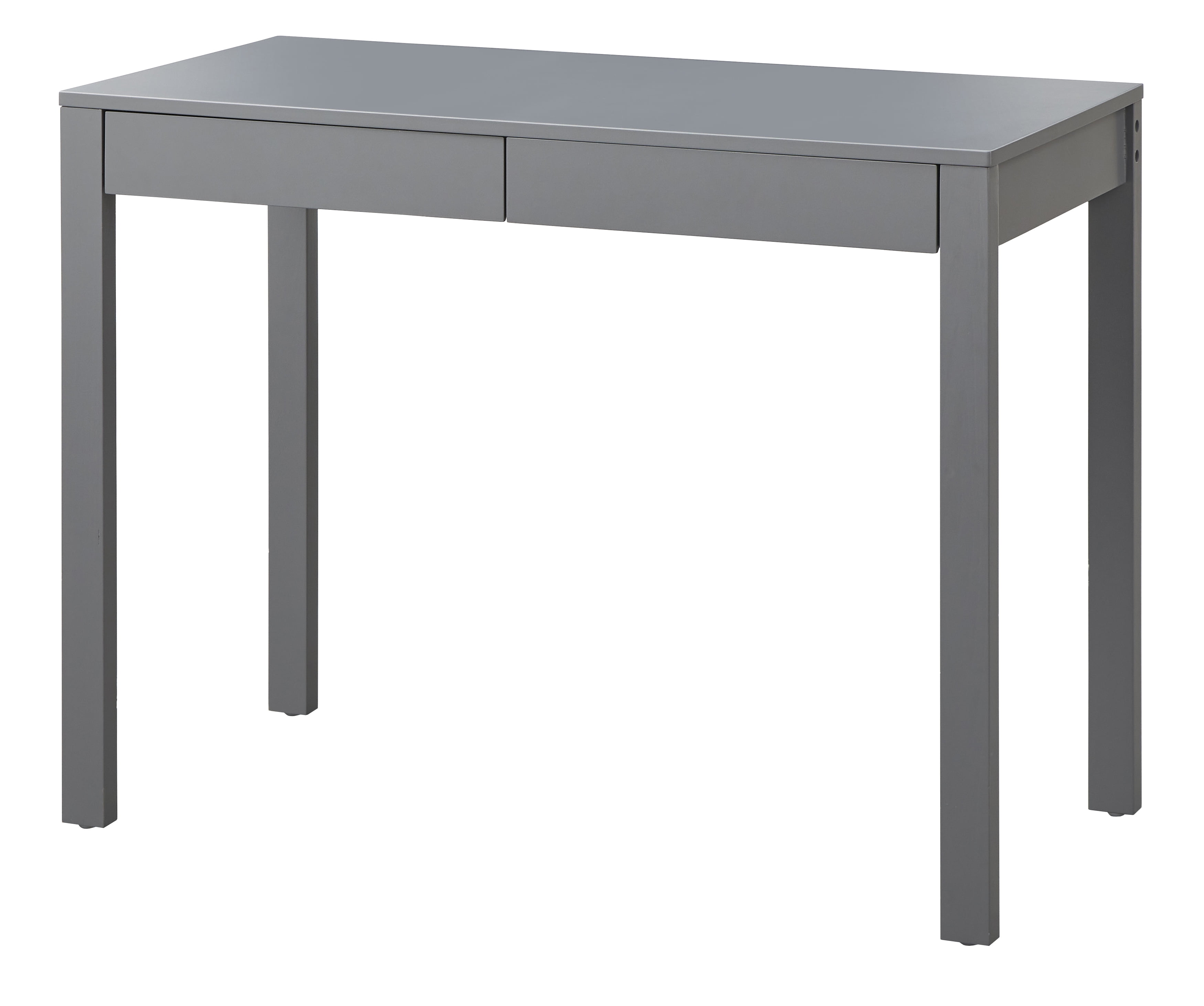 TMS Grant 2-Drawer 40" Student Writing Desk, Charcoal Gray