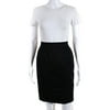 Pre-owned|Escada Women's A-Lined Midi Lined Skirt Black Size 38