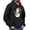 #H-Black, variant on GuangCheng Mens Christmas,Snowman Printed,Hooded,Sweatshirts,Drawstring,Drop Shoulder,Thick,Warm Coats,Long Sleeve,Pullover,Hoodies