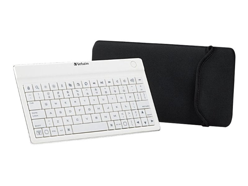 verbatim ultra slim bluetooth wireless mobile keyboard