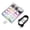 White, variant on 16-Key Customizable Programming Keypad, 3 Knobs Macro Mechanical Keyboard, Bluetooth/Wireless/Wired Gaming Pad, White