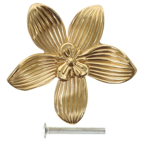 Flower Cabinet Knob Dresser Drawer Knob Decorative Wardrobe Handle