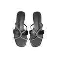 thumbnail image 2 of Summer New Plus Size Sandalias de mujer y pantuflas planas con diamantes de imitación Wmkox8yii shjk5697, 2 of 9