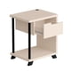 thumbnail image 3 of Moveis Buró de Madera Diseño Minimalista con 1 Cajón y 1 Estante Inferior con Carga USB Incorporada Modelo JB 1010 - Mesa de Noche Moderna y Funcional Color Perla, 3 of 6
