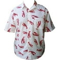 thumbnail image 2 of Seinfeld Cosmo Kramer Lobster Cabana Vacation Button Down Shirt-Medium, 2 of 4