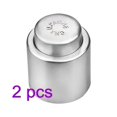 thumbnail image 1 of Tapón de botella de vino Sellador de champán de mantenimiento fresco de acero inoxidable Tapa resellable a prueba de fugas, Champán Advancent LF0110-02B*2, 1 of 6