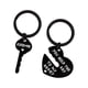 thumbnail image 5 of 2 uds llavero de corazón para el Día de San Valentín llavero de pareja regalo romántico de San Valentín llavero único llaveros de coche para fiesta , Negro, 5 of 8