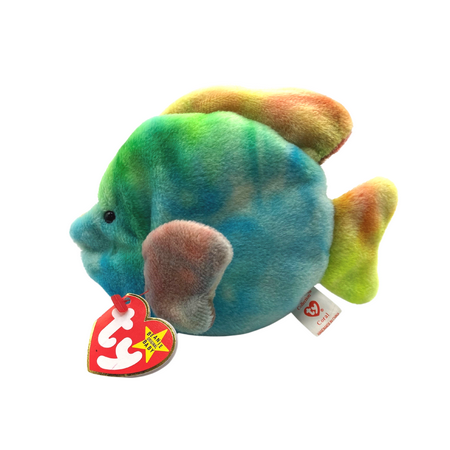 Ty Beanie Baby: Coral the Fish | Stuffed Animal | MWMT price history on PriceWatchPro