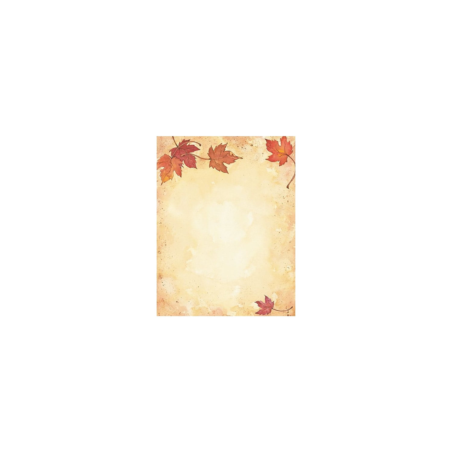 Great Papers Holiday Stationery Fall Leaves  80/Count 2014075