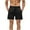 Black^, variant on Jjayotai Men's George Shorts with Stretch Waist, Men's Summer Solid Color Casual Elastic Waist Drawstring Shorts with Pocket , Shorts for Men