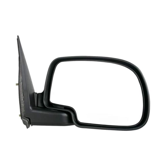 KarParts360 For GMC Sierra 1500 Classic 2007 Door Mirror Passenger Side | Black Housing | Plastic | Manual Adjustment | Screws Attachment | Non-Powered Mirror | Replacement For 15037958, 15721338