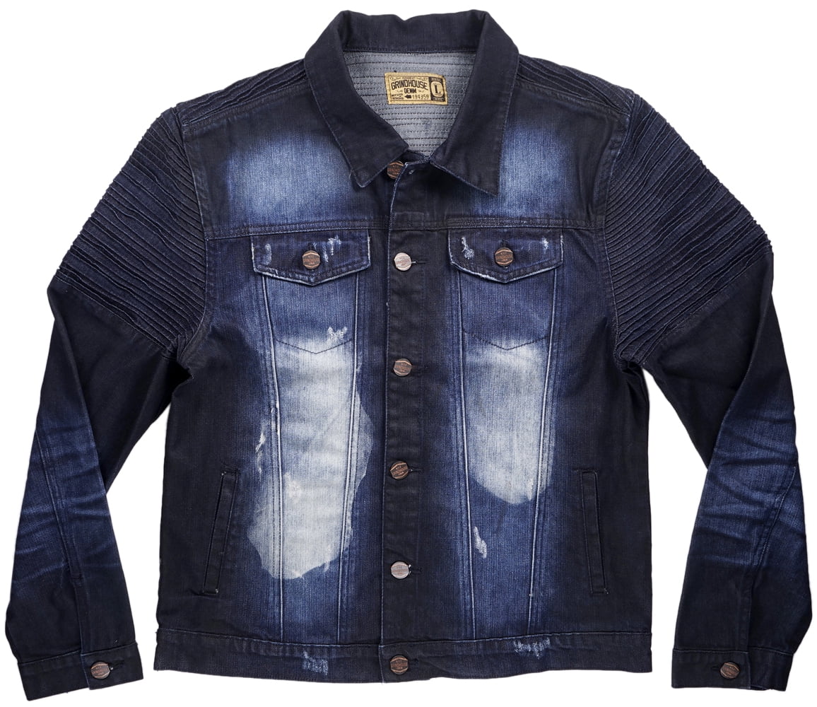 Grind House Distressed Biker Denim 