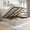 Beige, variant on Lifezone King Linen Upholstered Storage Bed Frame with Button Tufted Wingback Headboard, Hydraulic Lift-Up Under-Bed Storage, Beige