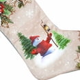 thumbnail image 4 of Regalo de Navidad Estuche para bolsa colgante Reno Muñeco de nieve Papá Noel Calcetines Titular Árbol de Navidad Adorno de decoración de año nuevo Eigraketly JR0755-02, 4 of 4