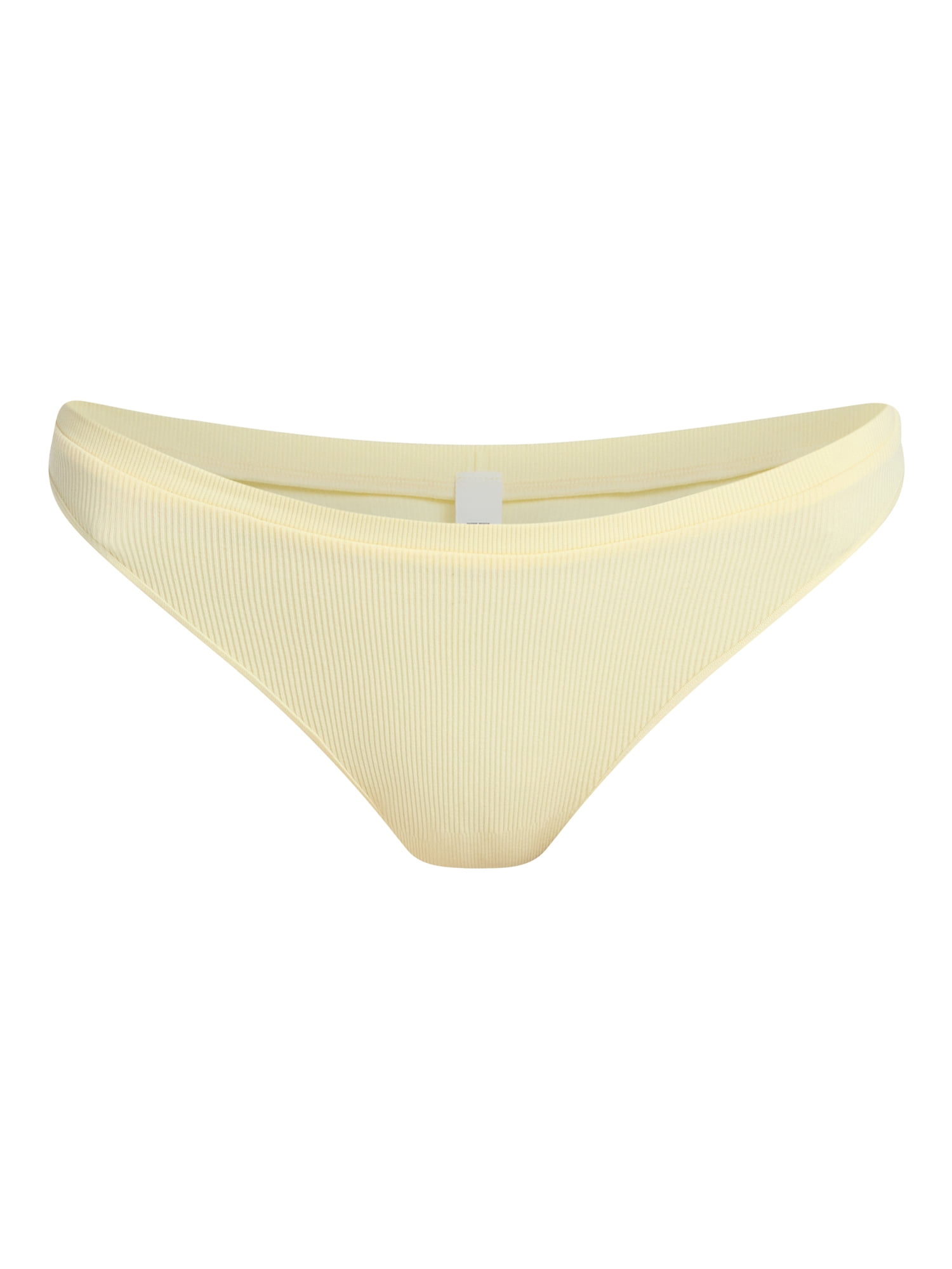 No Boundaries Seamless High Leg Thong Panties, 3-Pack, Women's XS-XXXL