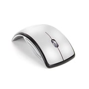 Forzero Wireless Mouse Rotating Bluetooth 2.4GHz Dual Modes Computer Rechargeable Portable Curved Mouse Silent Click USB Mice Adjustable for Home,Office,Travel
