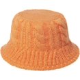 thumbnail image 5 of CoCopeaunts Womens Bucket Hat Autumn Woolen Classic Solid Color Knitted Warm and Cold Proof Reversible Thick Fisherman Hat, 5 of 8