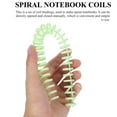 thumbnail image 3 of CIMAXIC 10Pcs Plastic Spiral Binding Coils Assorted Colors for Notebook Organization and Scrapbook Use, 3 of 6