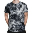 thumbnail image 2 of Big and Tall Shirts for Men Fashion Novelty Tie Dye Print Short Sleeve T Shirt Pocket T Shirt Boys Shirts Big And Tall Mens Our Most Comfortable Men's for Large Men Work 2XL, 2 of 4