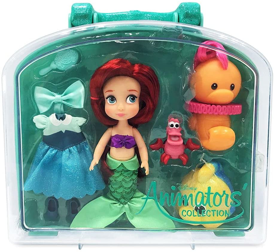 NEW Disney Parks Animators Collection Lilo & Stitch Mini Doll Play Set 5 Inch 