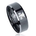 thumbnail image 3 of Black Tungsten Registered Nurse Logo Ring, 3 of 4
