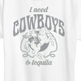 thumbnail image 3 of Instant Message - I Need Cowboys And Tequila - Women's Short Sleeve Graphic T-Shirt, 3 of 6