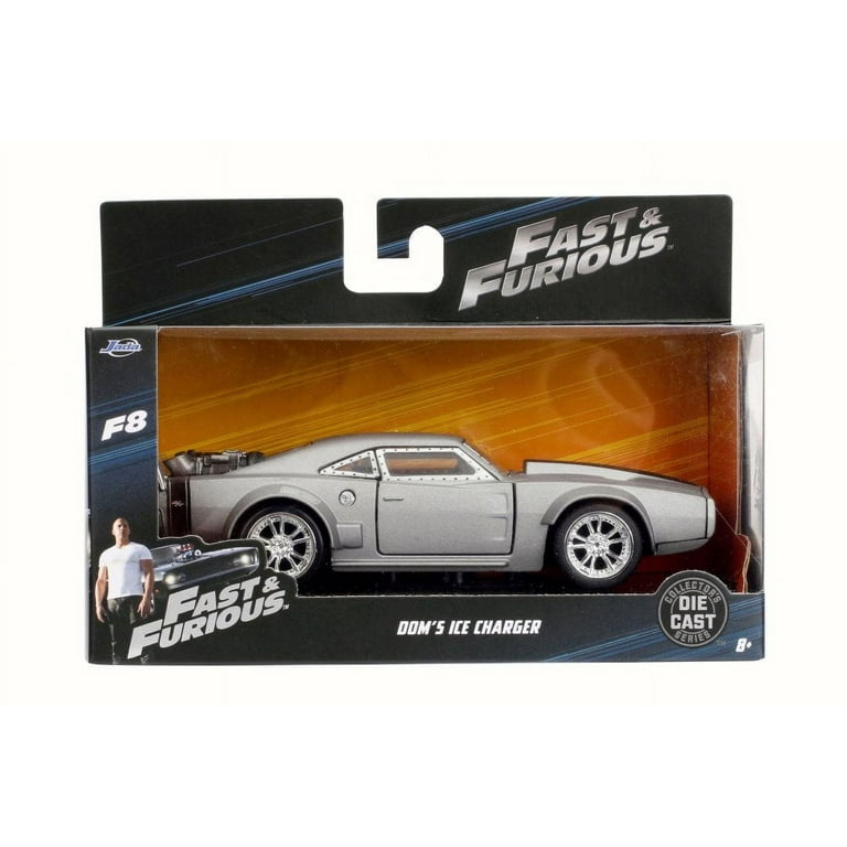 Dom's Ice Charger F8 Fate of Furious, Bare Metal - Jada 98299 - 1