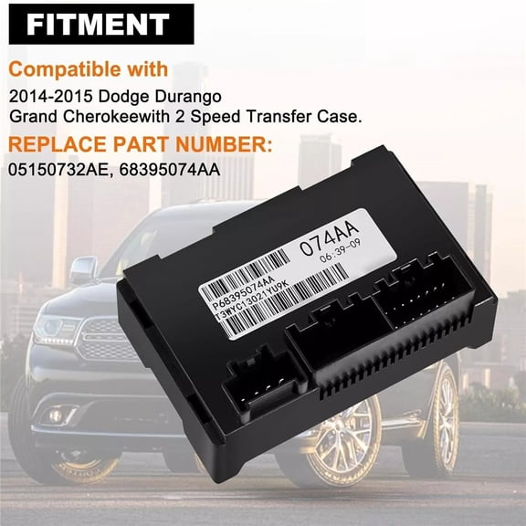 Fits JEEP GRAND CHEROKEE 2014-2015 Transfer Case Control Module 68395074AA US
