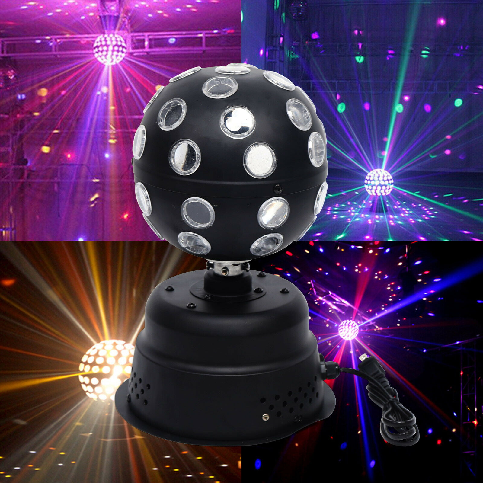 Music Sound Sensor Lampe mit 9 LEDs Disco-Lampe 