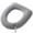 Gray 【1x Toilet Cover】, variant on Polyester Toilet Seat Cushion Heater Pad with Soft Warm Cushion for Comfort and Warmth Non-Slip Bathroom Toilet Lid Cover for Enhanced Bathroom Comfort and Cozy Home Use Sopatenor