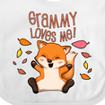 thumbnail image 4 of Inktastic Grammy Loves Me- Cute Baby Fox Boys or Girls Baby Bib, 4 of 4