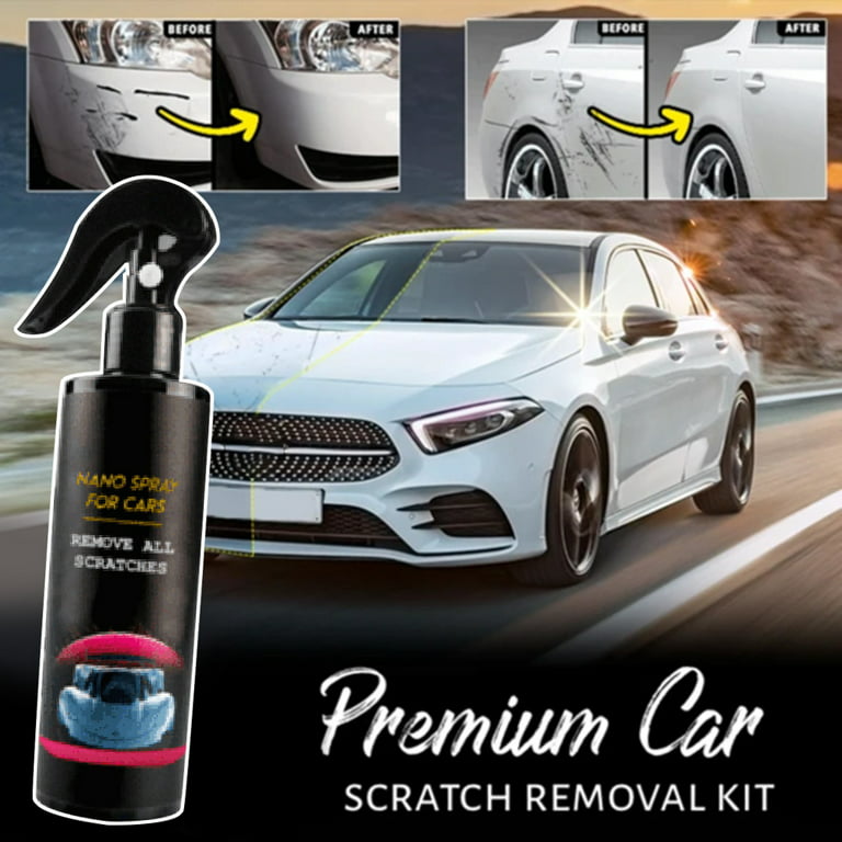 Car Scratch Repair Nano Spray Scratch Removal Spray Ceramic Coating Car Paint Sealant 120ml, Slpush, Size: 120 mL, Clear