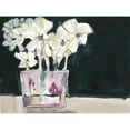 thumbnail image 3 of Goldberger, Jennifer 18x15 Black Modern Framed Museum Art Print Titled - White Flowers in Fuchsia II, 3 of 5