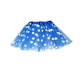 thumbnail image 2 of Spazoro Toddler Girls Tutu Dance Skirts, Mesh Leisure Glitter Princess Skirts for Child Girls Blue Size 1 T, 2 of 3