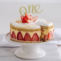 Worgeous Birthday Cake Topper Double-sided Glitter Cupcake Cake Decorations Party Supplies ( )