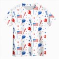 thumbnail image 4 of TOWED22 Boys Casual T-Shirts 4-12 Years Short Sleeve Crew Neck Cotton Tees Prints(Light Blue,4-5 Y), 4 of 4