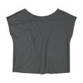 thumbnail image 2 of Rally Babe Womens LA Kings Crown Graphic T-Shirt, charcoal, L, 2 of 2