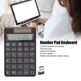 thumbnail image 2 of Calculadora numérica ASHATA, 29 teclas, USB de 2,4 GHz con pantalla, 2 of 8