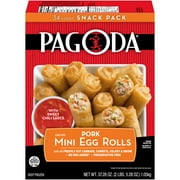 Pagoda Mini Egg Rolls Pork with Sweet Chili Sauce, 37.28 oz, 34 Ct
