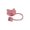 Pink, variant on Colorful Bowtie Straw Covers Silicone Straw Dust Stoppers Reusable Straw Toppers Decorative Drink Stir Sticks Mug Accessories for Party Home Kitchen Travel Gift - Blue