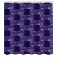 thumbnail image 3 of Hipster Shower Curtain, Memphis Style Geometrical and Colorful Shapes Mathematics Science School Theme, Fabric Bathroom Set with Hooks, 69W X 84L Inches Extra Long, Multicolor, by Ambesonne, 3 of 3