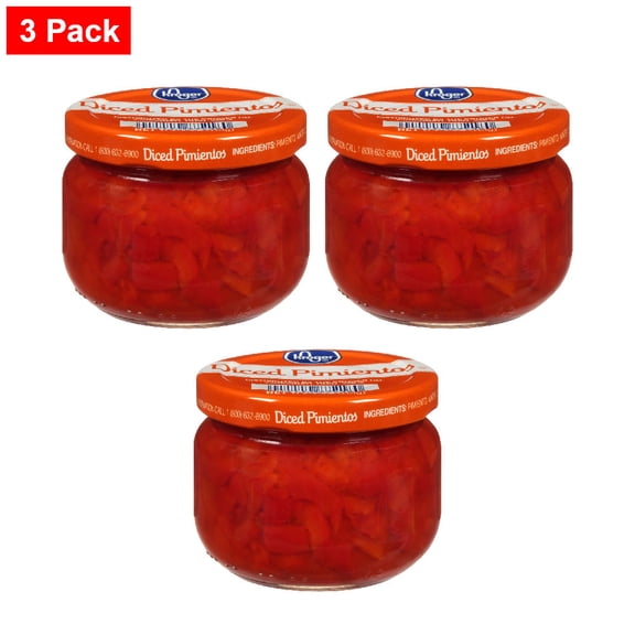 Kroger Diced Pimientos 4 oz - 3 Pack