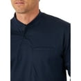 thumbnail image 3 of Wrangler Riggs Workwear Men's Flame Resistant Long Sleeve Henley Work Shirt Navy, 3 of 4