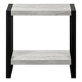 thumbnail image 5 of Nmkwnr Wood Top Side Table with Metal Legs, 2 Tiers End Table Nightstand for Living Room, Bedroom, Gray, 5 of 10