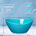 thumbnail image 4 of Zzistar 4 Piece Porcelain Bowls Set, Round Cereal Bowls, 8 inch 42 Ounce Ceramic Bowl, 4 of 7