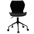 thumbnail image 2 of Modern Home Ripple Mid-Back Office Task Chair - White/Black, 2 of 7