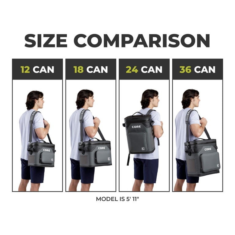 CORE 24 Can Climakeep Magnetic Soft Cooler, Leakproof Cooler