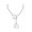 B, variant on Jewelry Chunky Gold Necklace Lock Padlock Locket Pendant Coin Curb Chain Layering Chain Jewelry Gift for Men Women